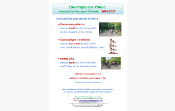 Toutes nos activités en 2026-2027